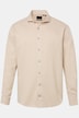 Chemise en flanelle JP 1880, manches longues, col requin, coupe Comfort Fit - jusqu'au 8 XL