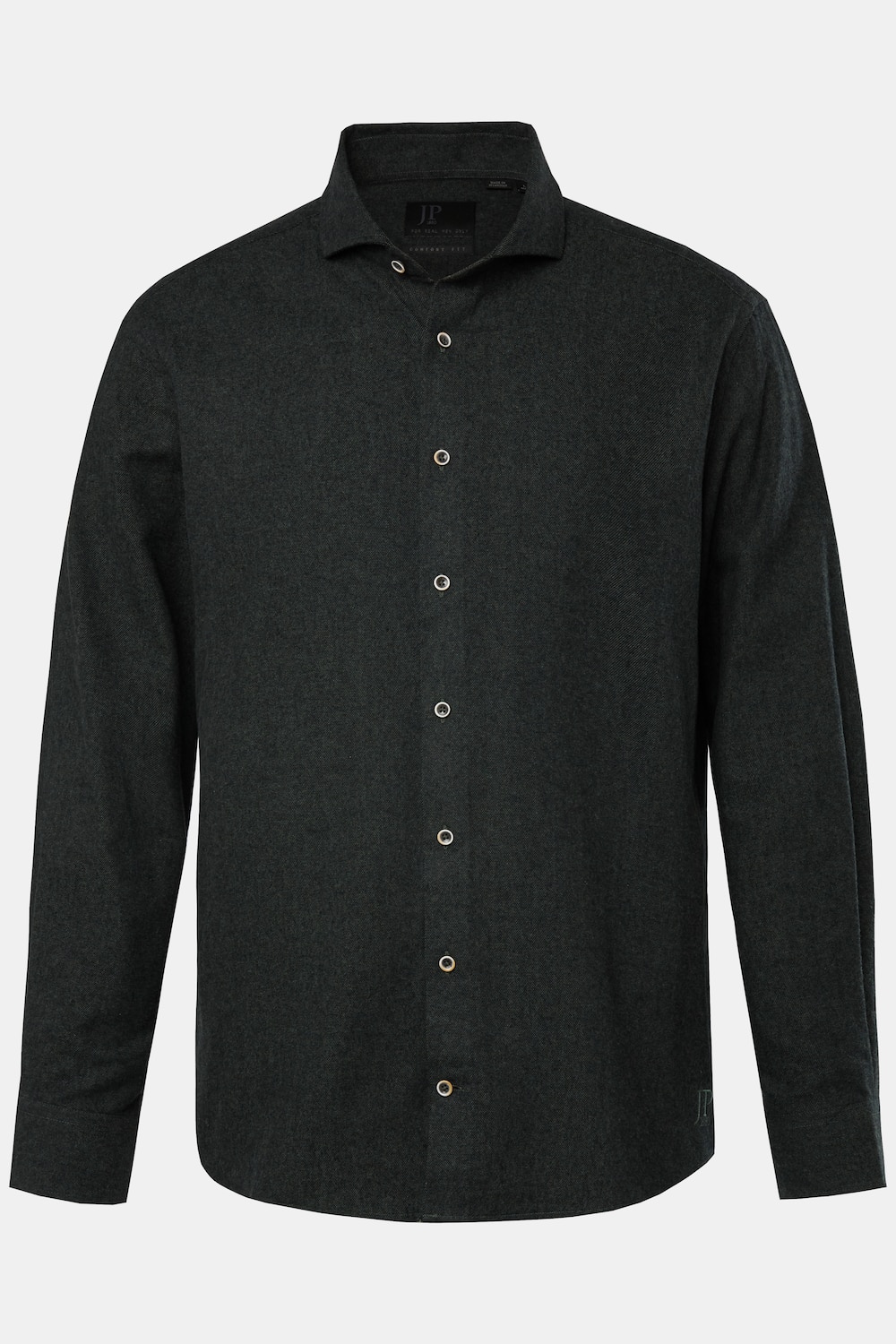 JP 1880 Flanellhemd, Langarm, Hai-Kragen, Comfort Fit, bis 8 XL
