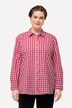 Checkered Long Sleeve Button-Down Shirt
