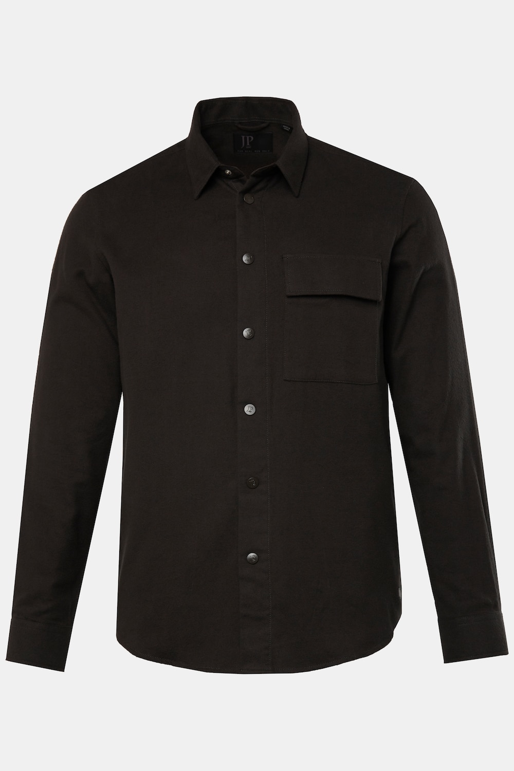 JP 1880 Overshirt, Langarm, Flanell, Kentkragen, bis 7 XL