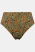 Bikinibroekje, bladprint, high waist