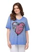 Tričko, tradiční srdce, Classic, výstřih do V, krátké rukávy