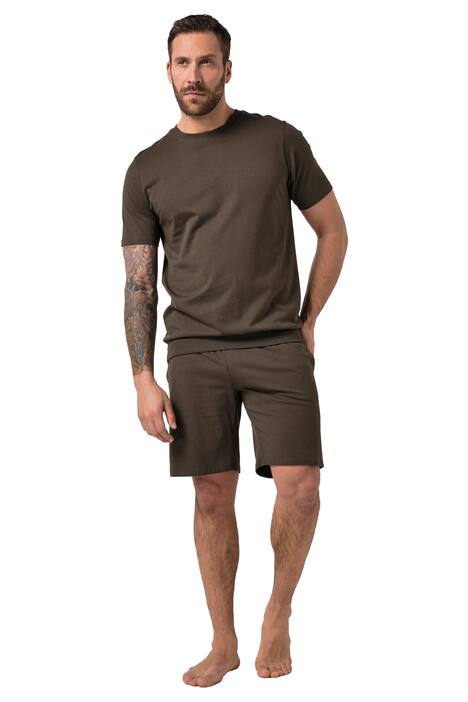 Pyžamo, břišní střih, krátké dvojdílné, do 8XL