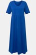Sukienka z dżerseju, szew empire, trapezowy krój, dekolt w serek, rękaw 1/2