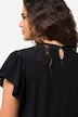 T-shirt, pyntelæg, A-form, V-udskæring, korte ærmer