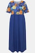 Floral Top Print Empire A-line Pocket Knit Dress
