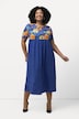 Floral Top Print Empire A-line Pocket Knit Dress