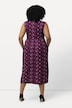 Matte Jersey Dot Print Empire Tank A-line Pocket Dress