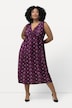 Matte Jersey Dot Print Empire Tank A-line Pocket Dress