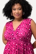 Matte Jersey Dot Print Empire Tank A-line Pocket Dress