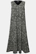 Maxikleid, gemustert, A-Linie, V-Ausschnitt, ärmellos