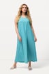 Printed Sleeveless V-Neck Maxi Dress