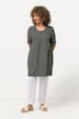 T-shirt, met patroon, A-lijn, ronde hals, halve mouwen