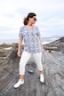 Jean Mom jambe carotte. Taille confortable