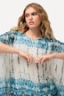 Bluse, doppellagig, Oversized, Rundhals, Halbarm