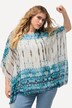 Bluse, doppellagig, Oversized, Rundhals, Halbarm