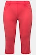 Caprihose Sienna, Fransensaum, schmales Bein, Stretch