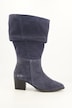 Slouchy-Stiefel, XL-Schaft, Suede, Lammwolle, Weite H