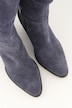 Slouchy-Stiefel, XL-Schaft, Suede, Lammwolle, Weite H