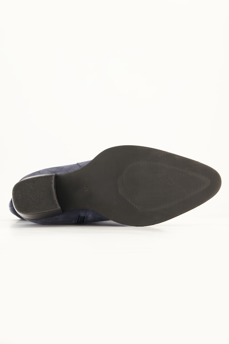 Slouchy-Stiefel, XL-Schaft, Suede, Lammwolle, Weite H