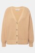 Strickjacke, oversized, Strukturstrick, V-Ausschnitt, Langarm