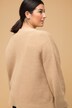 Strickjacke, oversized, Strukturstrick, V-Ausschnitt, Langarm