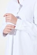 Bluse, Rüschen, Stehkragen, Langarm