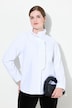 Bluse, Rüschen, Stehkragen, Langarm