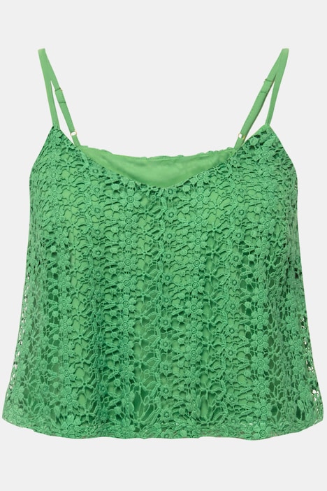 Crocheted Lace Crop Top