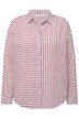 Košile, volný střih, pruhy, límeček, dlouhé rukávy