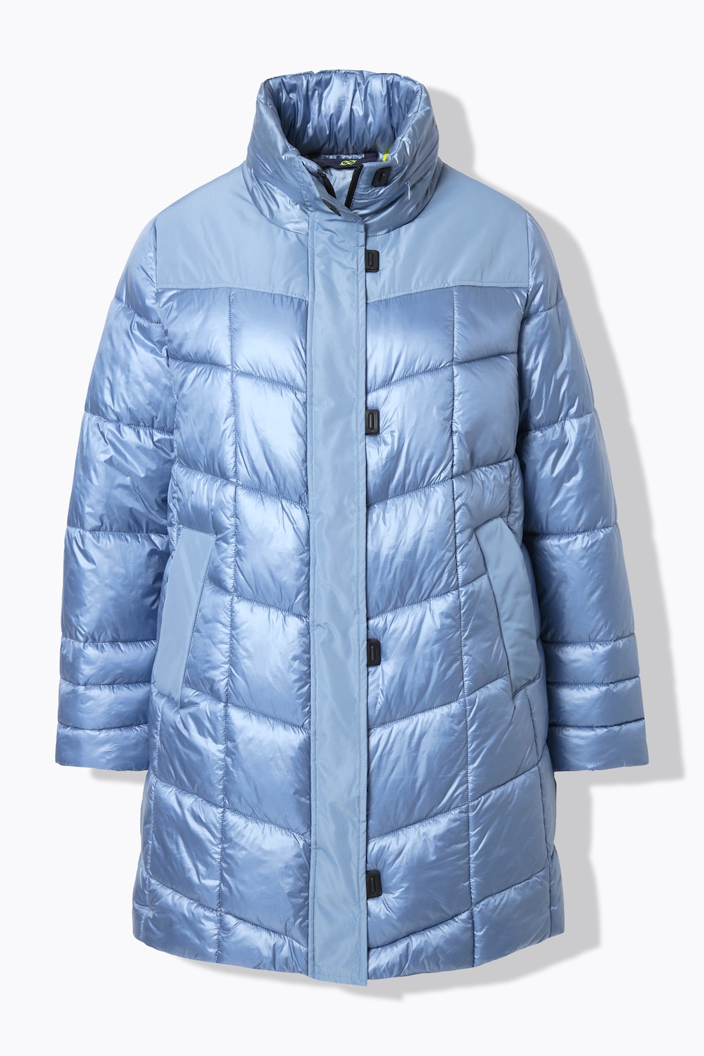 Stora storlekar Quiltad jacka, Dam, blå, storlek: XL, Polyester/Syntetfibrer, LAURASON