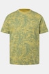Tričko Men+, krátké rukávy, lístkový vzor, do velikosti 84/86