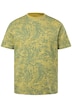 Tričko Men+, krátké rukávy, lístkový vzor, do velikosti 84/86