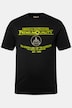 Men+ T-Shirt Bauchfit, Halbarm, Schrift Print, bis 84/86
