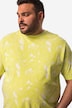 Men+ T-shirt, korte mouwen, bladerenprint, tot 84/86