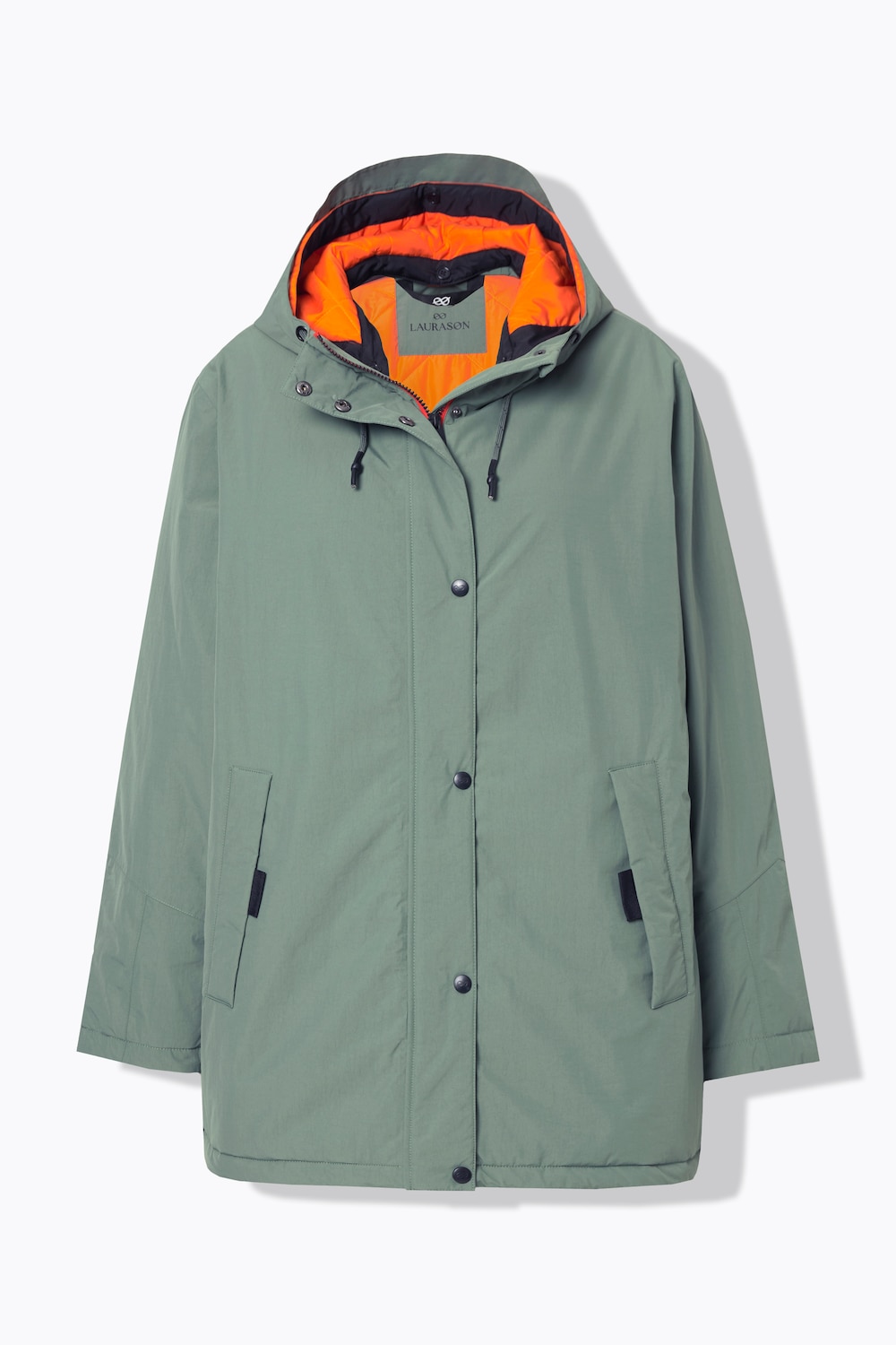 Stora storlekar Funktionsjacka, Dam, grön, storlek: L, Polyester/Syntetfibrer, LAURASON