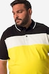 Men+ Poloshirt, Halbarm, Bauchfit, Colorblocking, bis 84/86