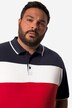 Polo Men+ dans un esprit « colour block », manches courtes et coupe ventre confort - jusqu'au 86/88