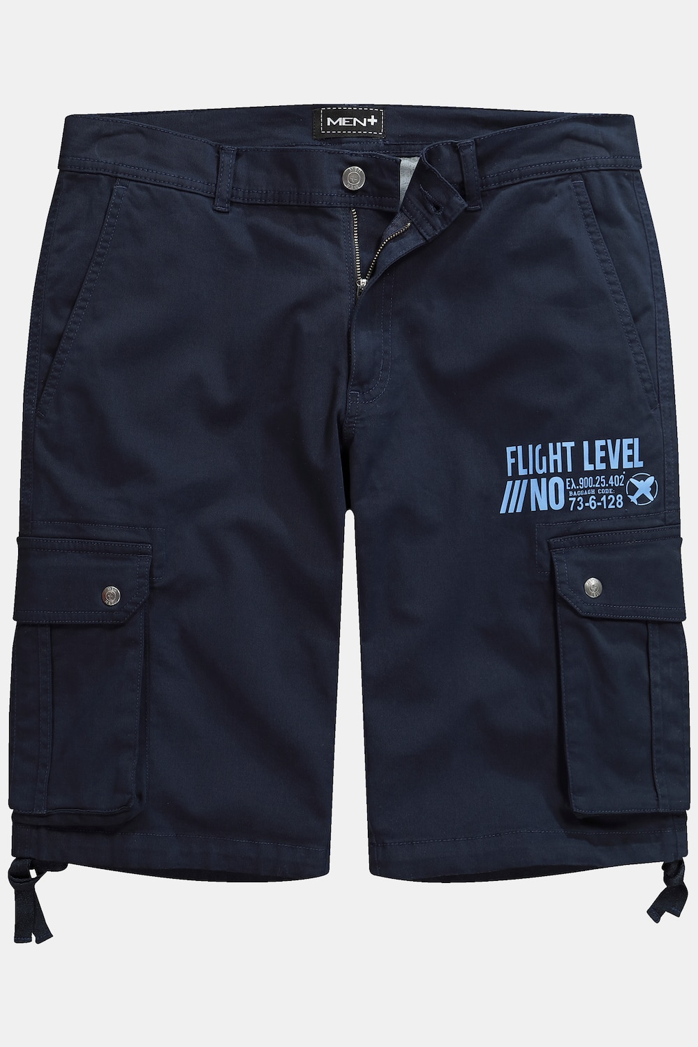Stora storlekar Cargoshorts, Her, blå, storlek: 54, Bomull, Men Plus