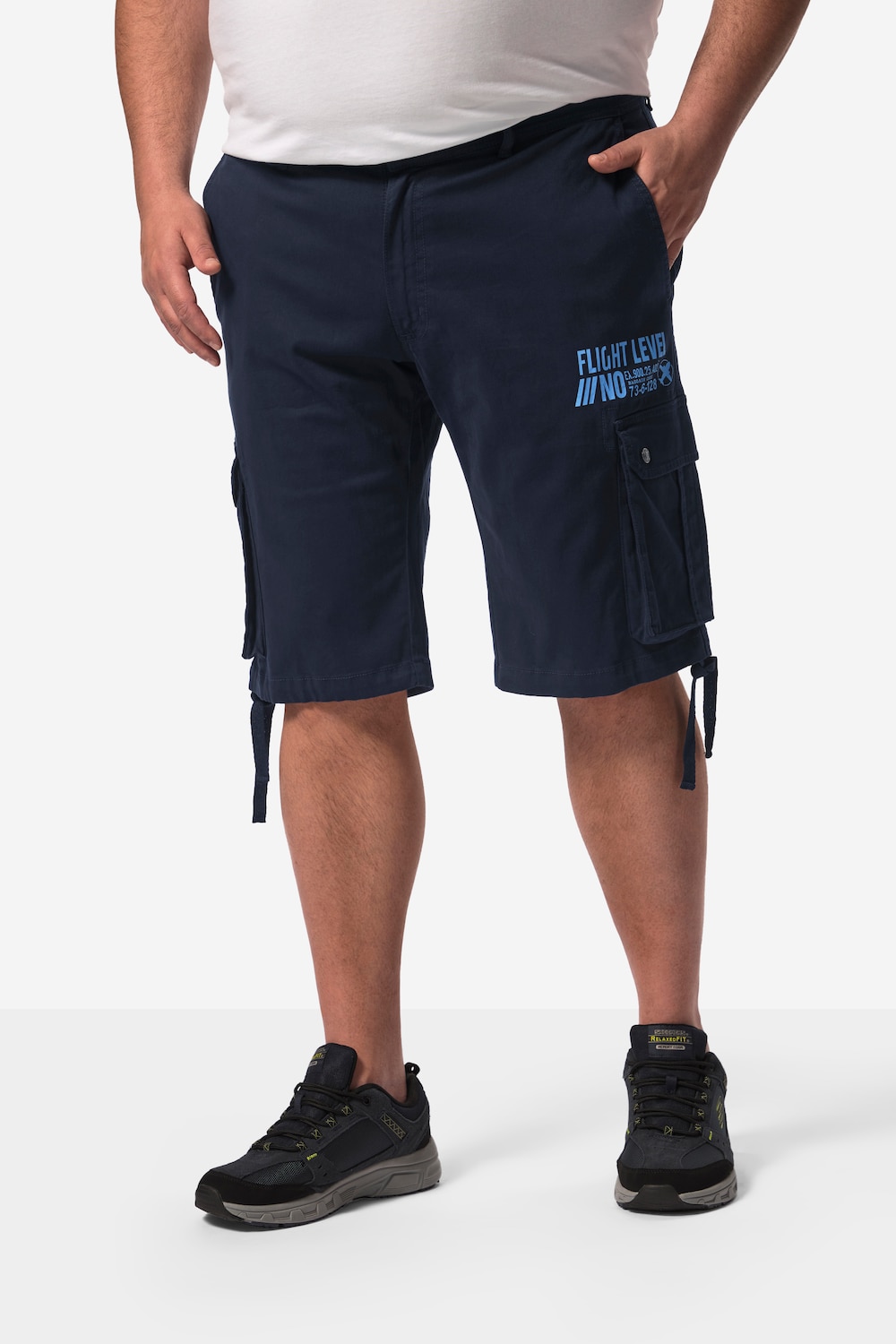 Men+ cargobermuda, comfortabele pasvorm, veel zakken, tot 72
