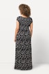 Smok-Kleid, Tupfen, A-Linie, Carree-Ausschnitt, Halbarm