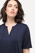 Split Neck Short Sleeve T-Shirt