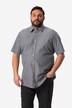 Men+ overhemd, buik-fit, korte mouwen, kentkraag, seersucker, tot 8XL