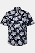 Men+ Hemd, Halbarm, Kentkragen, floraler Print, bis 8 XL
