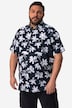 Men+ Hemd, Halbarm, Kentkragen, floraler Print, bis 8 XL