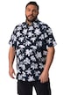Košile Men+, krátké rukávy, Kent límeček, květovaný potisk, do 8XL