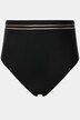 Culotte de bikini taille haute, style panty. Empiècement en mesh