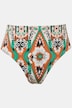 Bikinislip, hoge taille, allover print