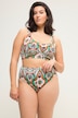 Bikinislip, hoge taille, allover print