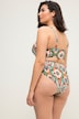 Bikinislip, hoge taille, allover print
